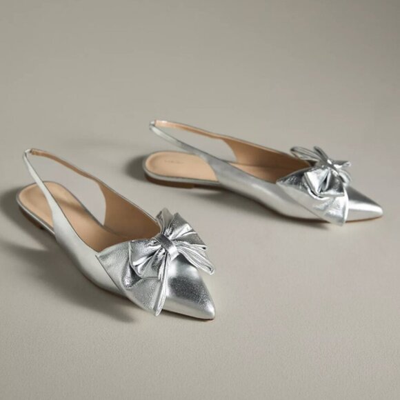 Maeve - Bow slingback Flats - Picture 1 of 4